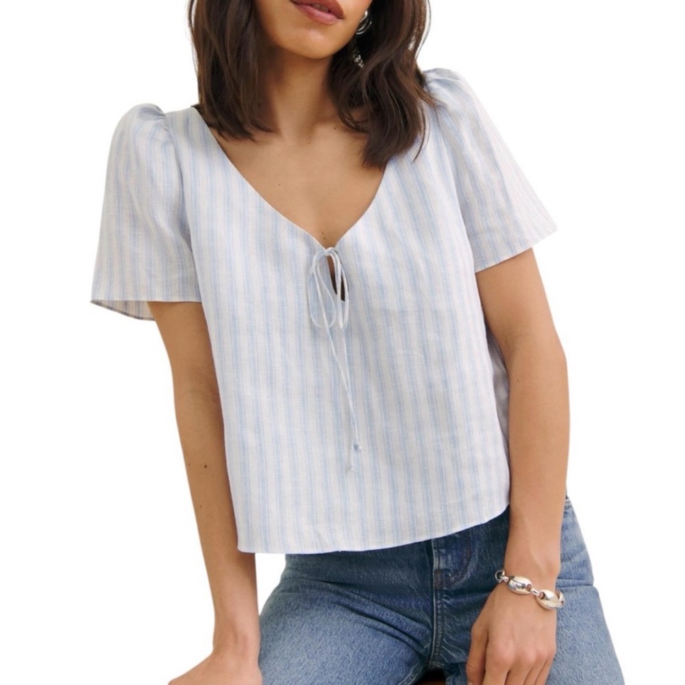 Reformation Mayla Linen Women's Top